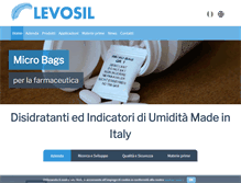 Tablet Screenshot of levosil.com